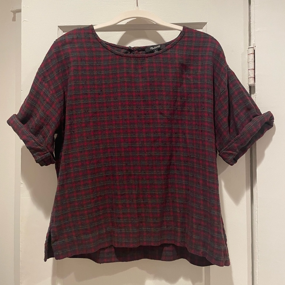 Madewell Textured Holiday Top